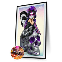 Load image into Gallery viewer, Skull Festival 40*80CM(Canvas)-Full Round Drill Diamond Painting
