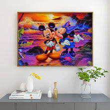 Load image into Gallery viewer, Two Xmas Cartoon Mice 40*30cm(canvas) full round drill diamond painting
