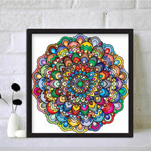 Load image into Gallery viewer, Gorgeous Mandala 30*30cm(canvas) full round drill diamond painting
