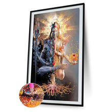 Load image into Gallery viewer, Indian Shiva 30*40cm(canvas) full round drill diamond painting
