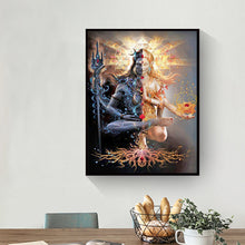 Load image into Gallery viewer, Indian Shiva 30*40cm(canvas) full round drill diamond painting
