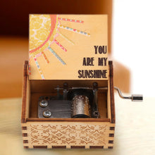 Load image into Gallery viewer, Wooden Music Box, Hand Crank Engraved Musical Box, Valentine Gifts (1)
