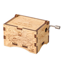 Load image into Gallery viewer, Wooden Music Box, Hand Crank Engraved Musical Box, Valentine Gifts (3)
