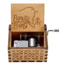 Load image into Gallery viewer, Wooden Music Box, Hand Crank Engraved Musical Box, Valentine Gifts (8)
