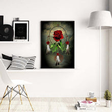 Load image into Gallery viewer, Rose Dreamcatcher of 30*40cm(canvas) full round drill diamond painting

