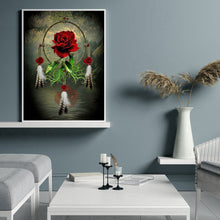 Load image into Gallery viewer, Rose Dreamcatcher of 30*40cm(canvas) full round drill diamond painting
