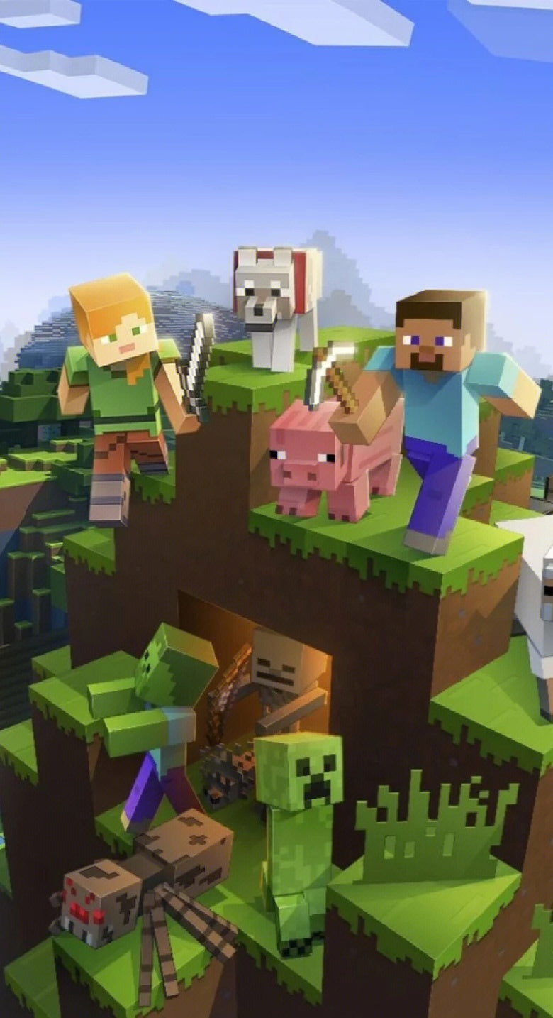 AB Diamond Painting - Full Round - Minecraft (40*75cm)