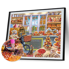 Load image into Gallery viewer, DIY Diamond Art Warm Desserts Shop Painting Drill 5D Round Full Picture Kit
