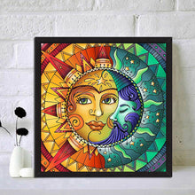 Load image into Gallery viewer, Sun Moon 30*30cm (canvas) full round drill diamond painting
