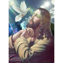 Load image into Gallery viewer, Jesus Bird 30*40cm(canvas) full round drill diamond painting
