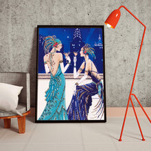 Load image into Gallery viewer, Fashion Lady 30*40cm (canvas) full round drill diamond painting
