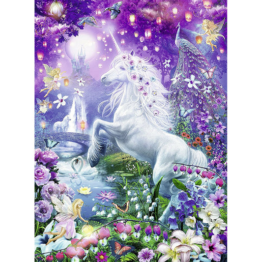 Fantastic Horse 40*30cm (canvas) full round drill diamond painting