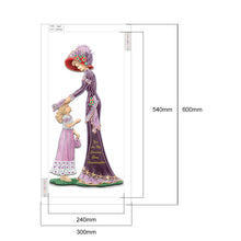 Load image into Gallery viewer, Diamond Painting - Partial Special Shaped - Dress lady (30*60cm)
