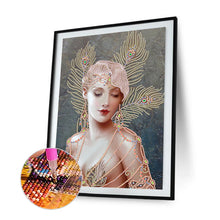 Load image into Gallery viewer, Sexy Beauty 30*40cm(canvas) beautiful special shaped drill diamond painting
