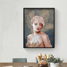 Load image into Gallery viewer, Sexy Beauty 30*40cm(canvas) beautiful special shaped drill diamond painting
