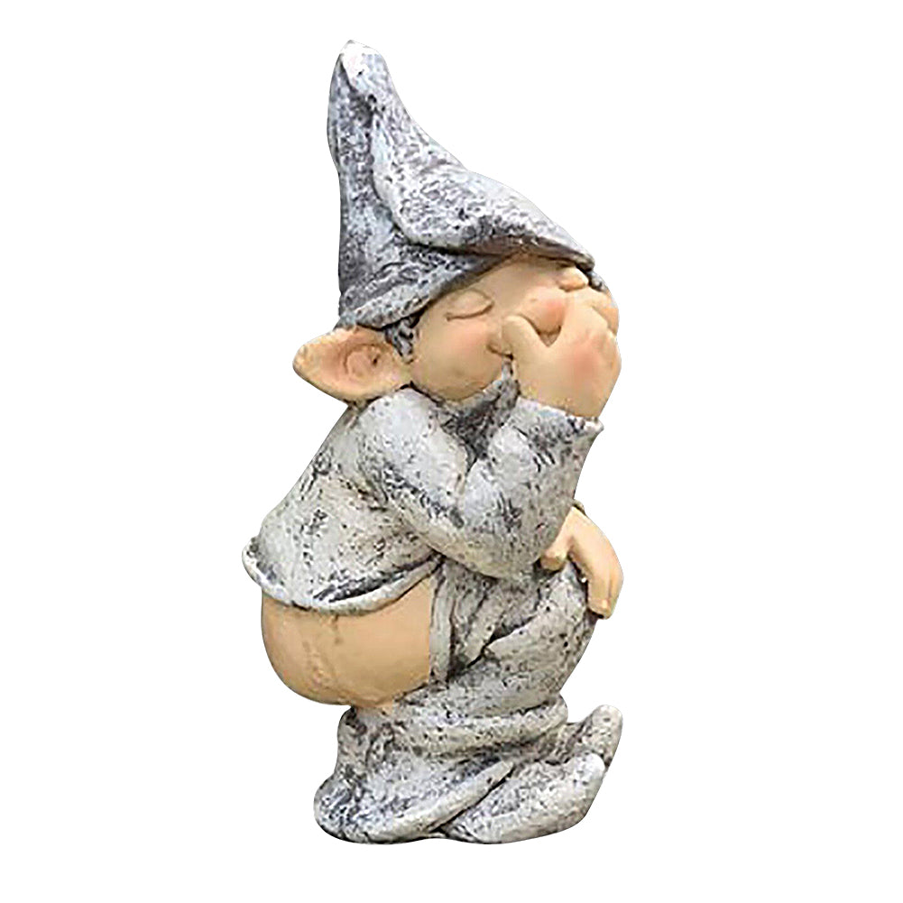 Fun Resin Gnome Mold Courtyard Miniature Elf Dwarf Statue Props Decoration