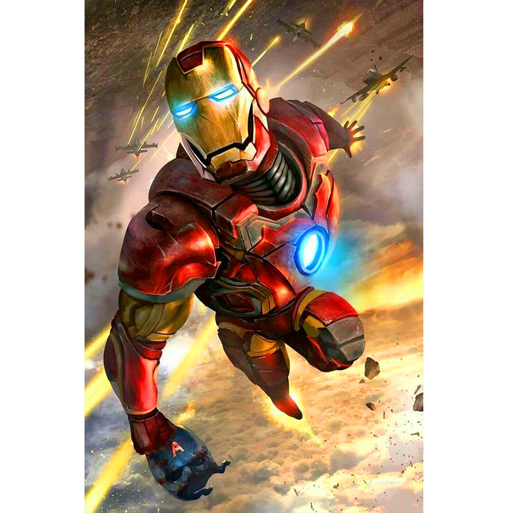 Diamond Painting - Full Round - Marvel Iron Man (30*40CM)