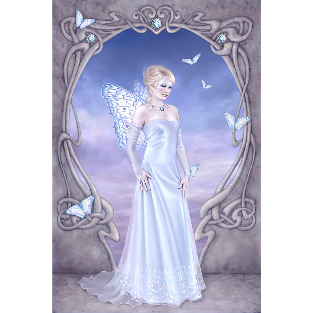 Diamond Painting - Full Round - Butterfly angel (30*45CM)
