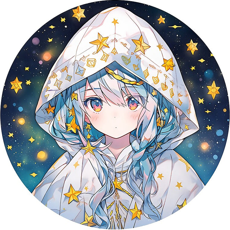 AB Diamond Painting - Full Round - anime girl (40*40CM)