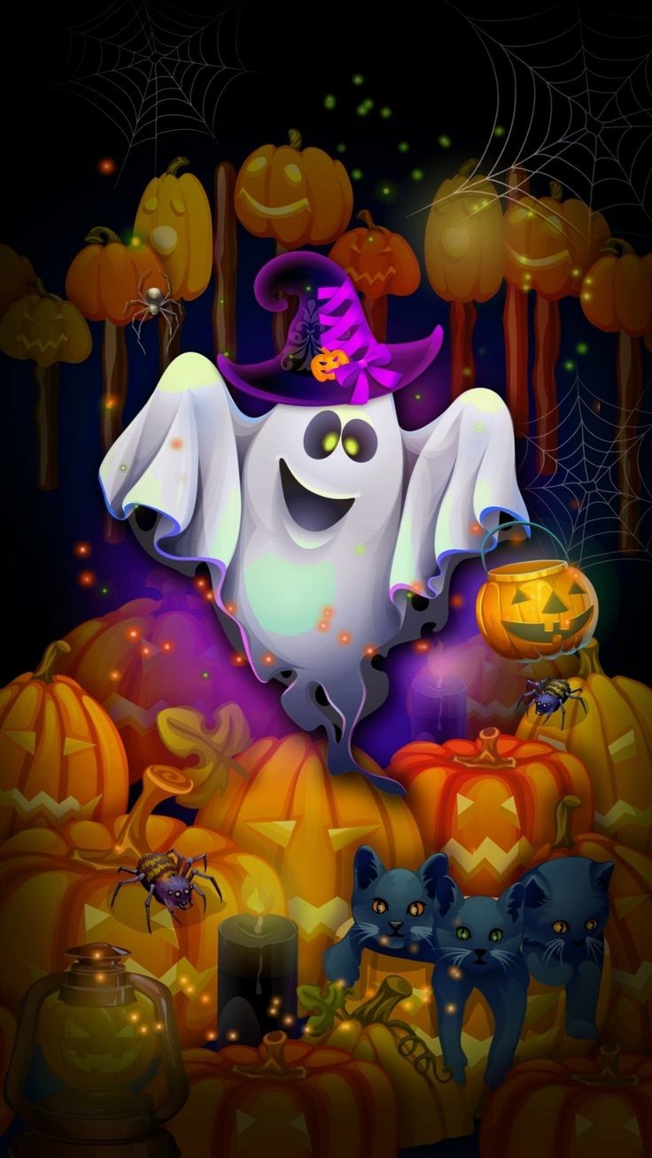 AB Diamond Painting - Full Round - Halloween (40*71cm)