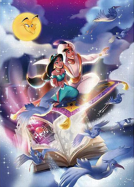 Diamond Painting - Full Round - Disney Princess Snow White Jasmine Mermaid Rapunzel (30*40cm)