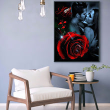 Load image into Gallery viewer, Rose Lover 30*40cm(canvas) full round drill diamond painting
