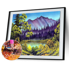 Load image into Gallery viewer, Diamond Painting - Full Round - Mountain Hidden Lake (50*40cm)
