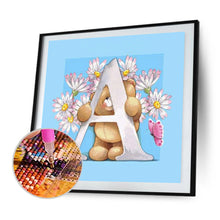 Load image into Gallery viewer, Cartoon Bear 30*30cm(canvas) full round drill diamond painting
