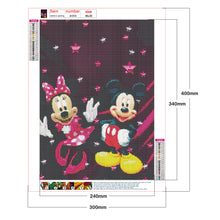 Load image into Gallery viewer, Cartoon Mouse 30*40cm(canvas) full round drill diamond painting
