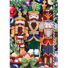 Load image into Gallery viewer, Nutcracker Doll 30*40cm(canvas) beautiful special shaped drill diamond painting
