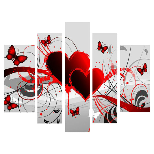 Diamond Painting - Full Round - Heart Butterfly (90*45cm)