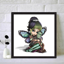 Load image into Gallery viewer, Cartoon Big Eyes Doll 30*30cm(canvas) full round drill diamond painting
