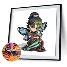 Load image into Gallery viewer, Cartoon Big Eyes Doll 30*30cm(canvas) full round drill diamond painting
