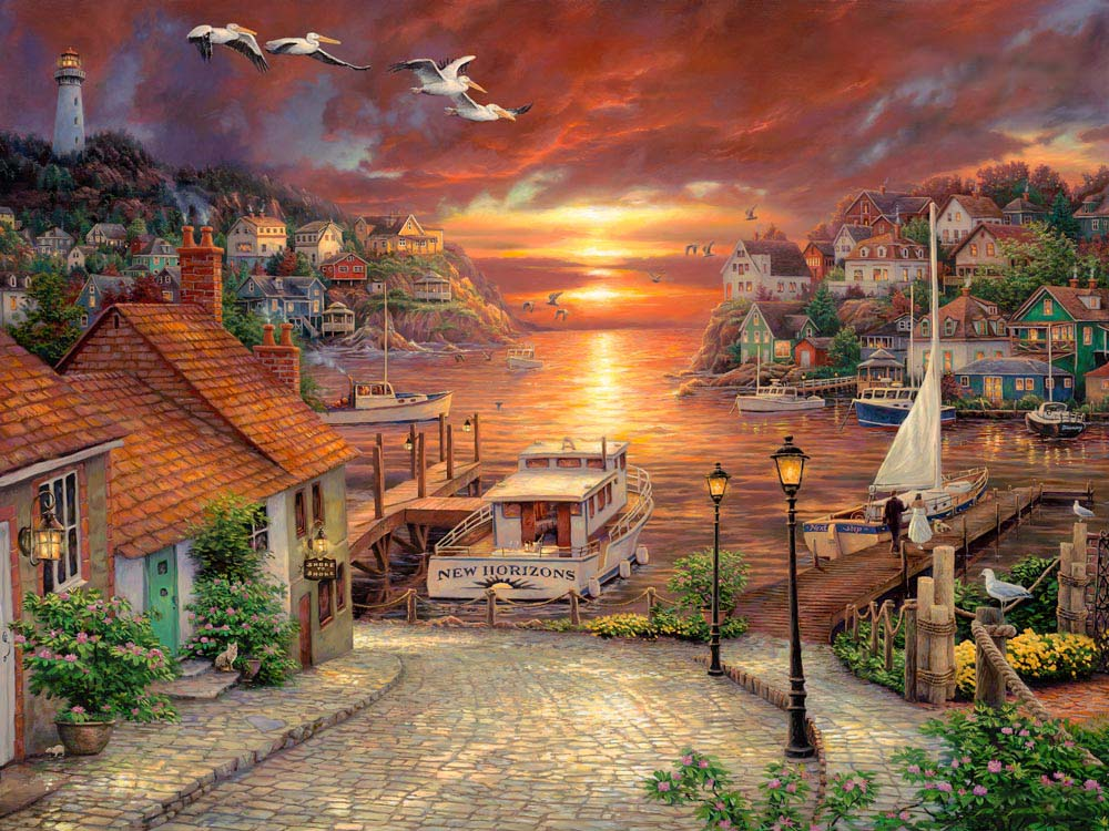 AB Diamond Painting - Full Round - Scenery Seaside (50*70cm)