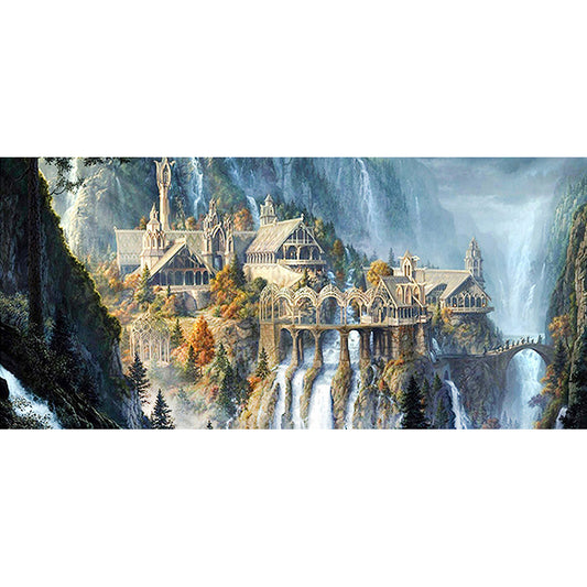 Diamond Painting - Full Square - Mountain Attic (80*40cm)