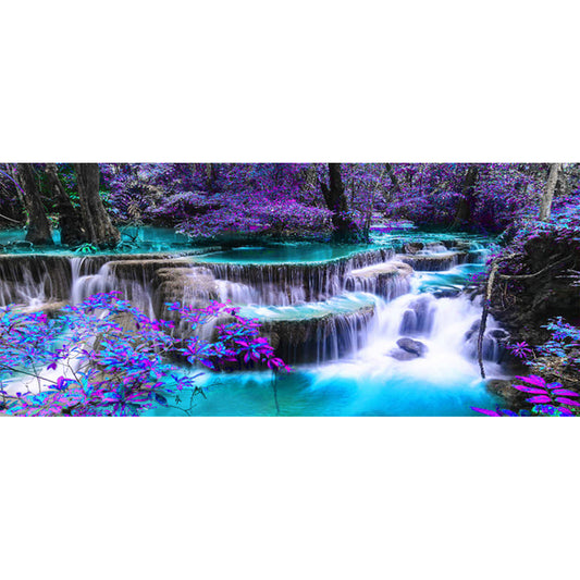 Diamond Painting - Full Square - Mountain Fall (90*40cm)