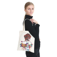 Load image into Gallery viewer, Diy Diamond Painting Handbag Reusable Shoulder Shopping Tote (Bb005 Woman)
