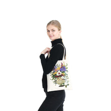 Load image into Gallery viewer, Diy Diamond Painting Handbag Reusable Shoulder Shopping Tote (Bb006 Flower)
