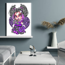 Load image into Gallery viewer, Big Eyes Doll 30*40cm(canvas) full round drill diamond painting
