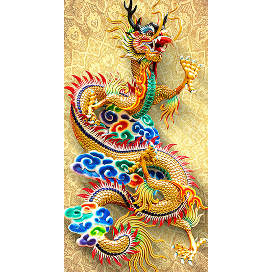 Diamond Painting - Full Round - Dragon (40*80cm)