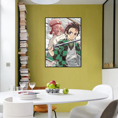 Cartoon Figure 30*40CM(Canvas) Full Round Drill Diamond Painting