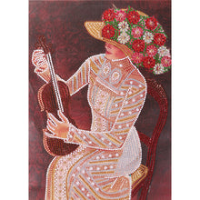 Load image into Gallery viewer, Diamond Painting - Partial Special Shaped - hat lady (30*40cm)
