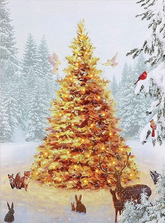 AB Diamond Painting - Full Round - Christmas Tree (40*54cm)