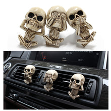 Load image into Gallery viewer, Ghost Head Aromatherapy Set Resin Car Interior Air Outlet Skull Diffuser
