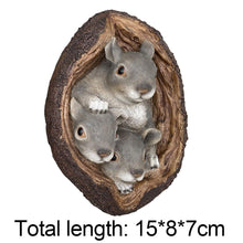 Load image into Gallery viewer, Resin Squirrel Garden Statue Gift Outdoor Decoration Courtyard Accessories
