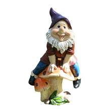Load image into Gallery viewer, Gnome Dwarf Garden Statue Gift Outdoor Decoration Courtyard Accessories
