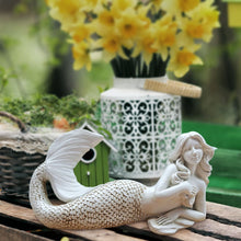 Load image into Gallery viewer, Resin Mermaid Figurine Statue Room Garden Office Master Gift Yard Decor
