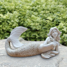 Load image into Gallery viewer, Resin Mermaid Figurine Statue Room Garden Office Master Gift Yard Decor
