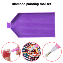 Load image into Gallery viewer, Diamond Painting Bead Sorting Tray Stackable Rhinestone Plate (1pc Purple1)
