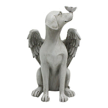 Load image into Gallery viewer, Cartoon Angel Dog Statue Art Sculpture Garden Landscape Resin Ornaments
